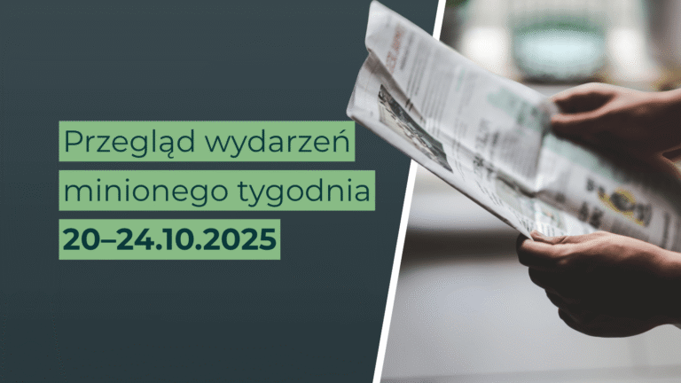 Przegląd tygodnia | 20–24 października